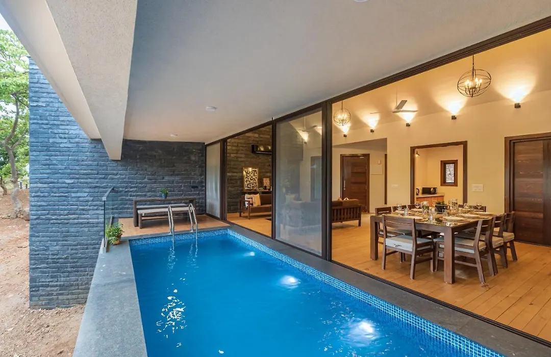 Saffronstays Yahvi Waters By Kosha Villas - 2-Br Villa Near Pawna Lake With Infinity Pool And Bonfire Setup-1